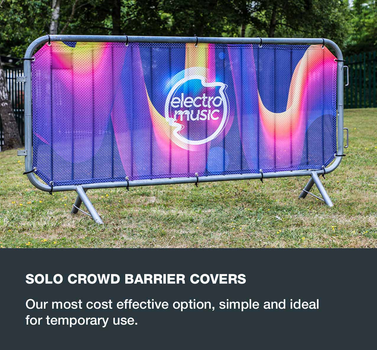 Crowd Barrier Covers
